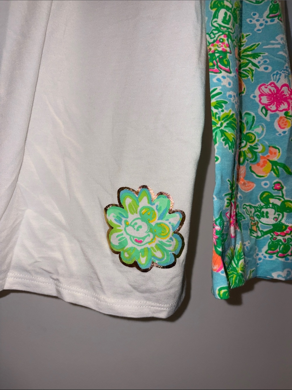Lilly Pulitzer X Disney Mint & Pink Floral Top - Picture 5 of 5